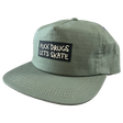 HEROIN FUCK DRUGS SNAPBACK HAT ADJ-OLIVE