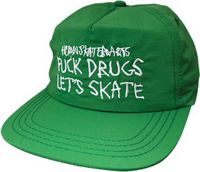 HEROIN FUCK DRUGS HAT ADJ-GREEN