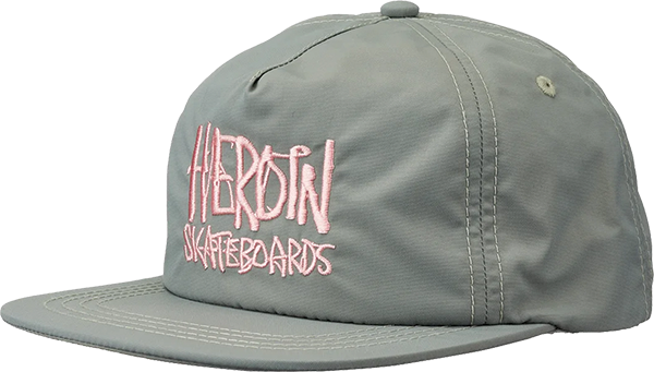 HEROIN SCRIPT NYLON HAT GRY/PINK