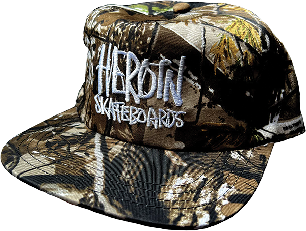 HEROIN SCRIPT NYLON HAT ADJ-CAMO