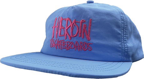 HEROIN SCRIPT NYLON HAT ADJ-BLU/PINK
