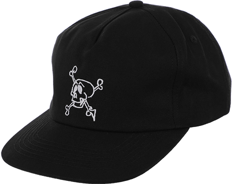 KROOKED STYLE HAT ADJ-BLK/WHT