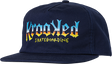 KROOKED CHROME ZONE HAT ADJ-NAVY