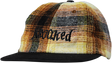 KROOKED DOUBLE OK SCRIPT FLANNEL HAT ADJ-BLACK