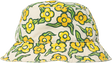 KRK FLOWERS BUCKET HAT OSFM-NATURAL