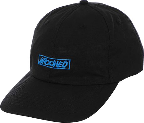 KROOKED MOONSMILE SCRIPT HAT ADJ-BLACK/BLUE