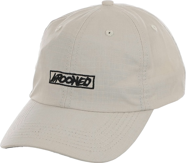 KROOKED MOONSMILE SCRIPT HAT ADJ-NATURAL/BLK
