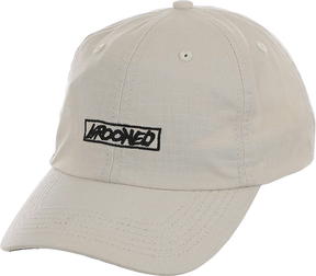 KROOKED MOONSMILE SCRIPT HAT ADJ-NATURAL/BLK