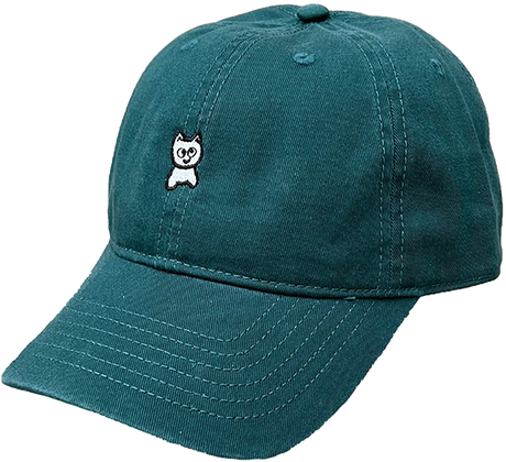 MEOW UNSTRUCTURED MINI CAT HAT ADJ-SEAFOAM