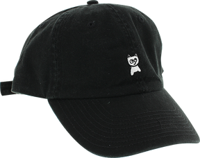MEOW UNSTRUCTURED MINI CAT HAT ADJ-BLACK