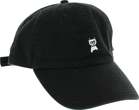 MEOW UNSTRUCTURED MINI CAT HAT ADJ-BLACK