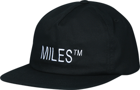 MILES LOGO HIT HAT ADJ-BLACK