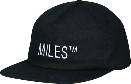 MILES LOGO HIT HAT ADJ-BLACK