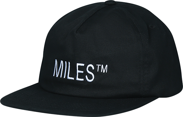 MILES LOGO HIT HAT ADJ-BLACK