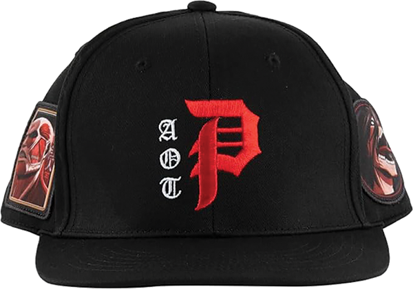 PRIMITIVE TITANS HAT ADJ-BLACK