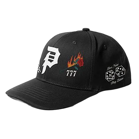 PRIMITIVE VEGAS HAT ADJ-BLACK