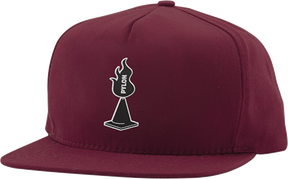 PYLON LOGO SNAPBACK HAT ADJ-MAROON