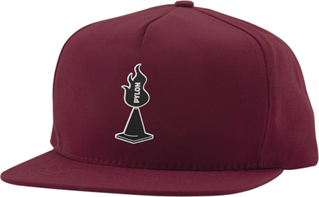 PYLON LOGO SNAPBACK HAT ADJ-MAROON