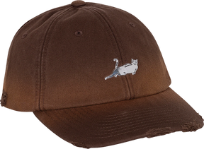 RIP N DIP CATSTANZA DAD HAT ADJ BROWN WASH