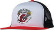 SPITFIRE BURNOUT HAT ADJ-WHT/RED/BLK
