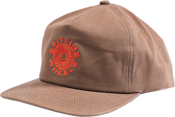 SPITFIRE CLASSIC '87 SWIRL HAT ADJ-BRWN/RED