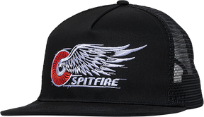 SPITFIRE CLASSIC WING HAT ADJ-BLACK/RED/WHITE
