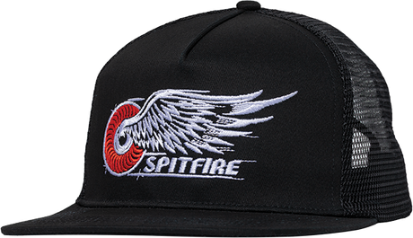 SPITFIRE CLASSIC WING HAT ADJ-BLACK/RED/WHITE