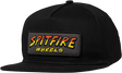 SPITFIRE HELL HOUNDS SCRIPT PATCH HAT ADJ-BLACK
