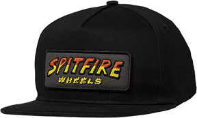 SPITFIRE HELL HOUNDS SCRIPT PATCH HAT ADJ-BLACK