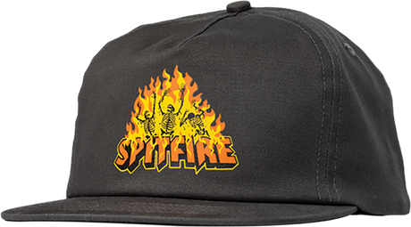 SPITFIRE HELLFIRE HAT ADJ-CHARCOAL