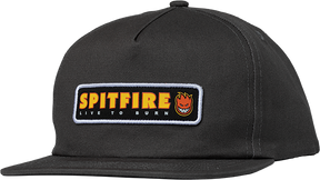 Spitfire LTB Patch Hat Charcoal Snapback
