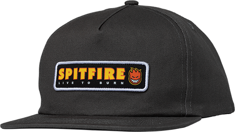 Spitfire LTB Patch Hat Charcoal Snapback