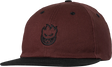 SPITFIRE LIL BIGHEAD HAT ADJ-BURGUNDY/BLK