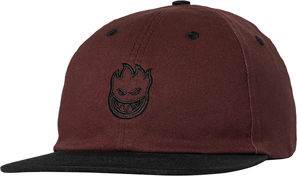 SPITFIRE LIL BIGHEAD HAT ADJ-BURGUNDY/BLK