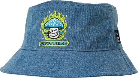 SPITFIRE MUSHROOM BIGHEAD BUCKET HAT OFM-WASHED DENIM
