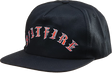 SPITFIRE OLD E ARCH HAT ADJ-BLACK/RED/GREEN