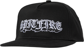 SPITFIRE OLD E DROP HAT ADJ-BLACK/WHITE