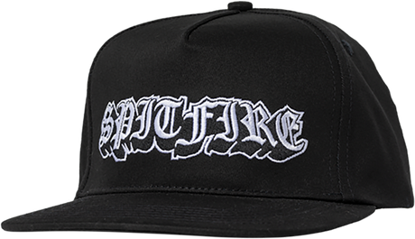 SPITFIRE OLD E DROP HAT ADJ-BLACK/WHITE