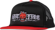 SPITFIRE OLD E DROP BIGHEAD HAT ADJ-BLACK/RED