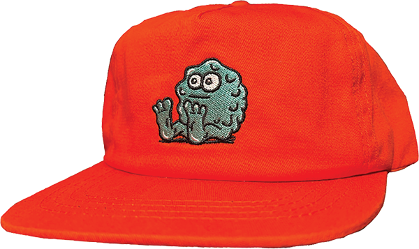 SNOT BOOGER LOGO COTTON HAT ORANGE