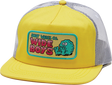 SNOT WIDE BOYS LOGO TRUCKER HAT YELLOW