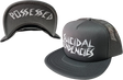 SUICIDAL PTS FLIP MESH HAT ADJ-LT.GREY/WHT