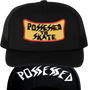 SUICIDAL POSSESED TO SKATE FLIP MESH HAT ADJ-BLK