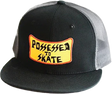 SUICIDAL POSSESSED TO SKATE MESH HAT ADJ-BLK/CHAR