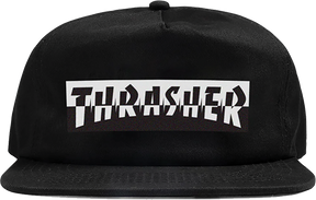 THRASHER MIXTAPE HAT ADJ-BLACK