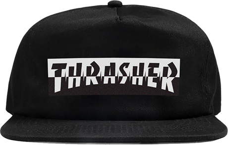 THRASHER MIXTAPE HAT ADJ-BLACK