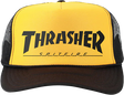 THRASHER SF BIG HEAD JAKE TRUCKER HAT ADJ-BLK/GOLD