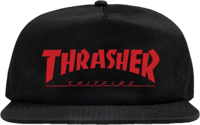 THRASHER SF BIG HEAD JAKE HAT ADJ-BLACK