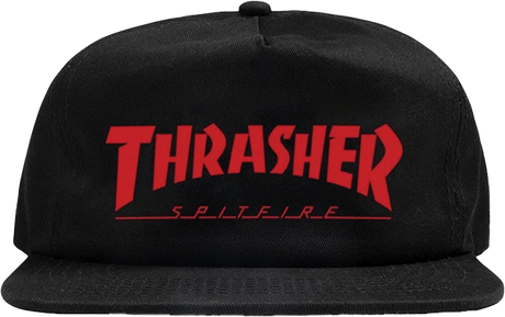 THRASHER SF BIG HEAD JAKE HAT ADJ-BLACK