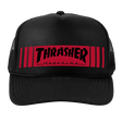 THRASHER BAR TRUCKER HAT ADJ-BLACK